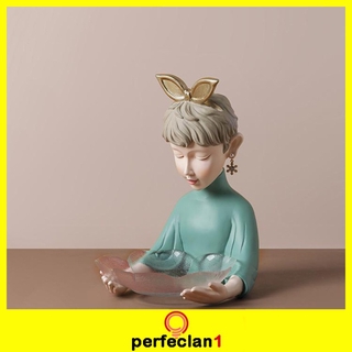 [PERFECLAN1] Girl Statue Sculpture Figurine Resin Craft Ornament Table Home Decor (7)