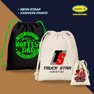 Customized Drawstring Bags & Pouches Nylon Eco Bag Katsa Souvenirs Giveaways Personal Use Promotions