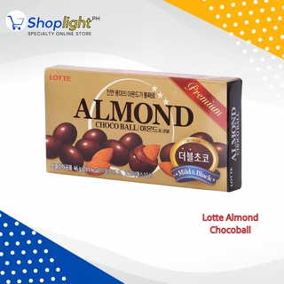 Lotte Almond Choco Ball 46g Korean food products Chocolate snack with almonds