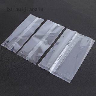 Baihuijianzhu Grateful New Plastic Ice Bag One-time Transparent Popsicle Bags Fridge Ice Cream Storage Bags