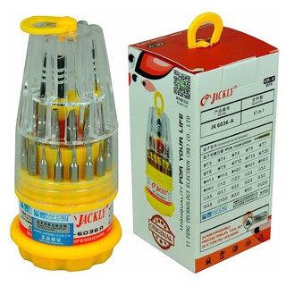 Watches Accessories♚✠JACKLY JK-6036-A 32-IN-1 SCREWDRIVER TOOL KIT