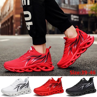 Men's Fashion Flame Printed Sneakers Comfortable Running Shoes Outdoor Men Athletic Shoes