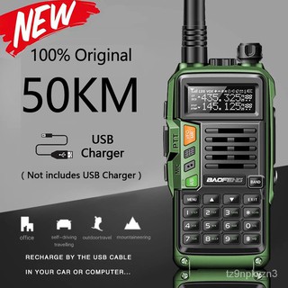 Baofeng UV-S9 PLUS 10W High Powerful 50km VHF/UHF Long Range Two Way Radio Walkie Talkie CB Ham Port
