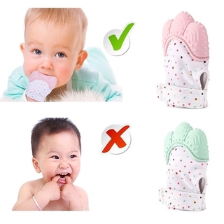 【BY】BPA FREE Safe Food Grade Baby Teething Mitten Teething Glove
