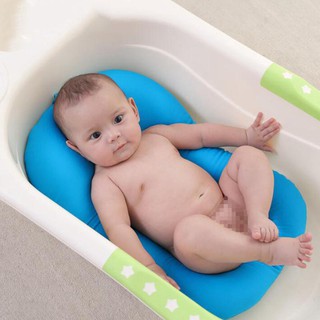 New Baby Bath Pad Soft Foldable Baby Bathtub Newborn Bath Baby Infant Shower Net 3yBp