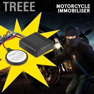 Treee Motorcycle ID Card Lock Anti-theft Security Alarm System Smart Induction Invisible Sensor