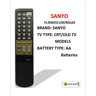 SANYO -03 REMOTE CONTROLLER FOR CRT TV