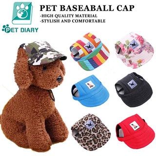 Cute Dog Hat Pet Har Cat Hat Baseball Cap Windproof Travel Sports Sun Hats for Cats Small Dog Clothe (1)