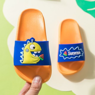 Children's Slippers Boys Girls Rubber Home Slippers Cute Cartoon Dinosaur Sandals 2-12 Years Old (6)