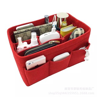 Hard Felt Insert Handbag Cosmetic Electronics Organizer Travel Purse Bag Organizer