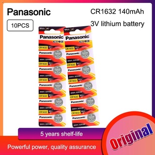 watch♣❐✣10PCS PANASONIC CR1632 CR 1632 3V Lithium Battery For Watch Calculator Clock Remote Control