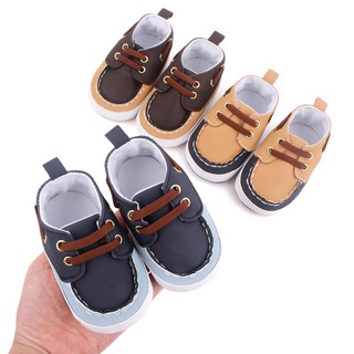 0-18M Baby Shoes Newborn Baby Girl Boys Causal Anti-slip Shoes Plaid Soft Sole Sneakers Prewalker Shoes