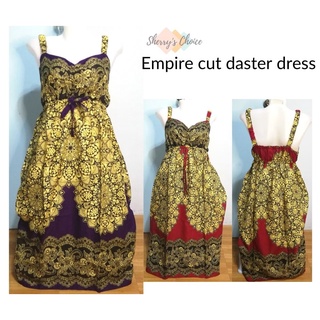 MORE PRINTS Empire cut duster dress Bangkok challis manipis pambahay damit pambuntis regular fit