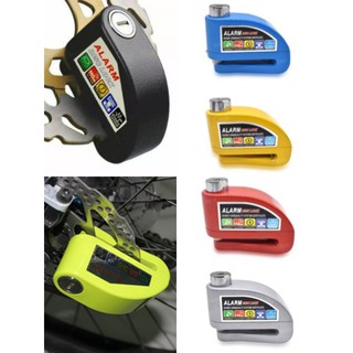 Heavy Duty Motorcycle Alarm System Rotor Disc Lock