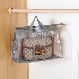 ✠✜❀Dustproof Transparent Bag Storage Organizer Handbag Protector Hanging Bag