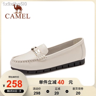 ✉۞☃[Camel camel] women s shoes fall 2021 mother shoes leather middle-aged and elderly women s shoes
