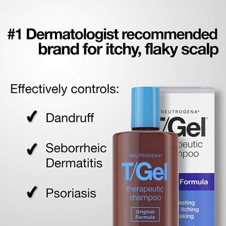 Neutrogena T/Gel Therapeutic Shampoo Original Formula, 4.4 fl.oz / 130ml (Anti-Dandruff Treatment) (2)