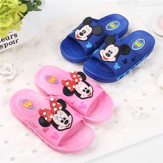 New children's slippers Mickey summer 3-7 years old boys and girls indoor and outdoor non-slip baby cute cartoon sandals