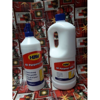 Ready Stock/♦✠Hbw All purpose white glue 500 ml / 1000 ml