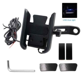【Ready Stock】✤⊕Metal Aluminum Alloy GPS Motorbike Mobile Phone Mount Motorcycle Phone Holder with Ch