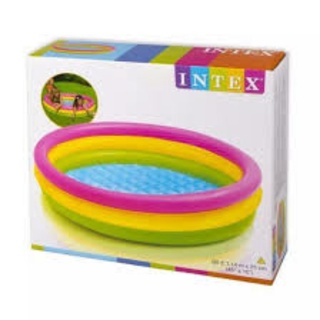 Rainbow intex swimming pool