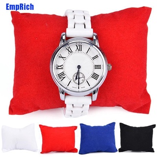 [[EmpRich]] Velvet Leather Bracelet Watch Pillow Jewelry Display Boxes Holder Organizers New