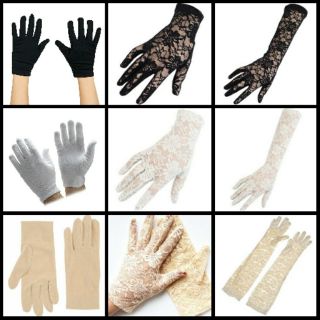 COD lace and plain gloves