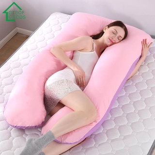 Maternity Pillows☇✠baby sleep pillow quilt㍿☑[LOTSOFGOODS] U-Type Pregnancy Pillow Case Cotton Cover (1)