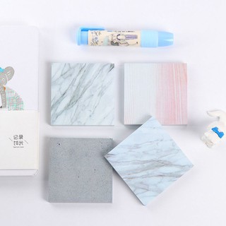 7.1*7.1cm Marbling Style Notepad Mini Memo Stationery Scratchpad