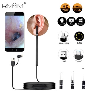 Medical In Ear Cleaning Endoscope Spoon Mini Camera Ear Picker Ear Wax Removal Visual Ear Mouth Nose