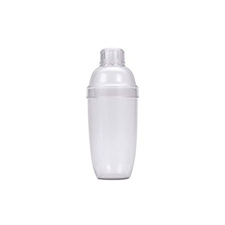 Cocktail Shaker 700ml Plastic Polycarbonate bartending mixer plastic clear with gauge