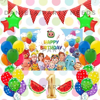 Cocomelon Theme Birthday Set Party Items