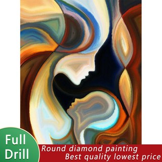 HYGGE COD☑30x40cm 5D DIY Full Drill Diamond Painting Abstract Woman Cross Stitch Embroidery