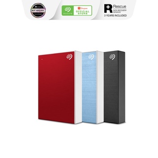 Seagate 4TB One Touch External HDD Portable Hard Drive USB 3.0 Slim with Free Rescue Data Recovery