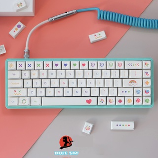 [Fast shipping] color brush keycap xda profile PBT heat sublimation , adapt 61/64/68/78/84/87/96/980/1004/108