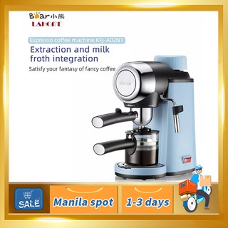 【1 Year Warranty 】Bear Coffee Machine High-pressure Extraction Double Outlet Steam Milk Foam