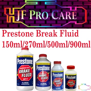 【Ready Stock】¤❄◎Prestone Break Fluid 150ml/270ml/500ml/900ml
