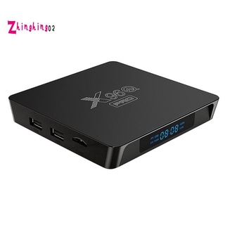 X96Q Pro Set-Top Box Player 2G+16G Android 10.0 TV Box H313 Quad-Core WiFi Home Media HD Network Player US Plug