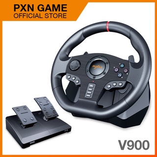 PXN V900 PC Racing Wheel, Universal Usb Car Sim 270/900 degree Race Steering Wheel with Pedals for P