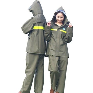 X.D Raincoats Authentic High-End Raincoat Suit Double-Layer Knitted Thickened Adult Men and Women Ri