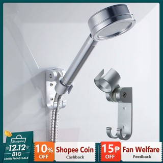 ✨jiamy✨Bathroom Wall Mount 180°Rotating Adjustable Shower Head Holder Chrome Bracket (1)