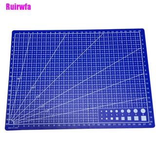 [Ruirwfa] A4 Cutting New Craft Mat Printed Line Grid Scale Plate Leather Paper Board