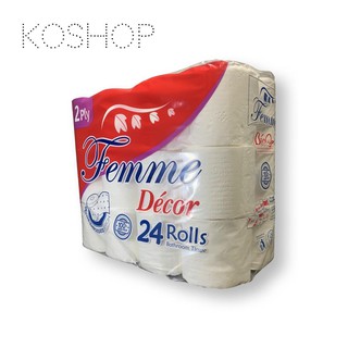 Travel cosmetic bag❁❅✴Femme Bathroom Tissue 24 Rolls 300 Sheets 2ply