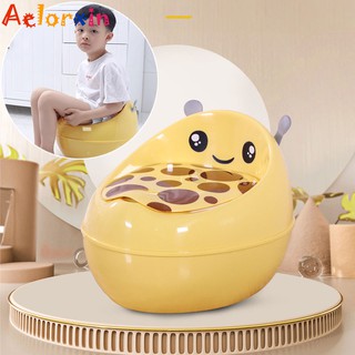 2020 Cartoon Deer Portable Baby Potty Training Toilet Seat Comfortable Backrest Baby Pot For Childr