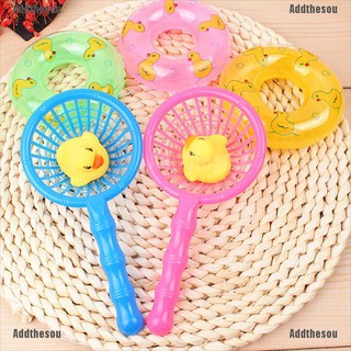【COD】5pcs/set Mini Swimming Rings Rubber Yellow Ducks Cute Floating Baby Bath Toys