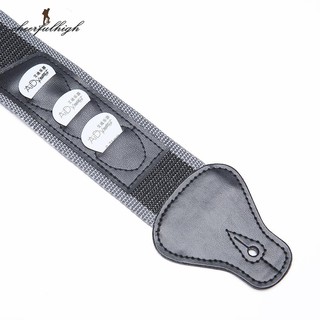 ♚joy♚2 Inches Guitar Shoulder Strap Belt Electric Guitar Holder Strap Sling with Buckle