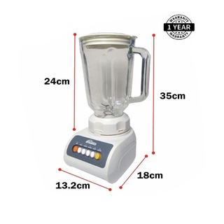 appliances✐❃CASSIUS Blender with 1.5L Glass Jug (White) 300W Multi-Functional Juicer (8)