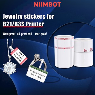 Niimbot B21/B3S jewelry label jewelry sticker paper, glasses price label paper sticker thermal paper