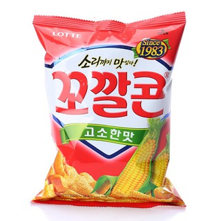 [Lotte] Kokal Corn Chips / Original, Sweet & Spicy, Roasted corn 72g - KOREAN SNACK (4)
