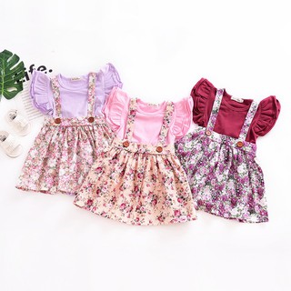 Summer Baby Girls Pure Cotton Sleeveless Dresses(no top)